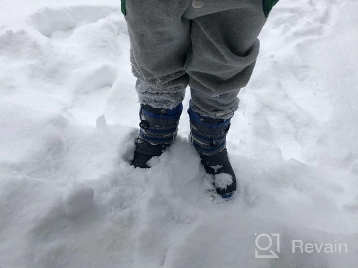 img 1 attached to Arctix Kids T Bar Winter Boot: Ultimate Warmth and Secure Comfort for Little Feet review by Patrick Biletnikoff