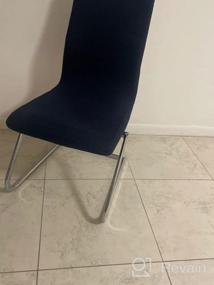 img 8 attached to Улучшите свой обеденный опыт с набором чехлов для стульев от GoodtoU - чехлы для обеденных стульев - стильные и растяжимые защитные чехлы для стульев - отельное качество (4 шт., песочный).