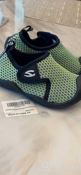 img 1 attached to 👟 GUBARUN Lightweight Breathable Grey Toddler Sneakers - Boys' Shoes review by Jeff Remol