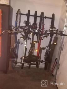 img 6 attached to StoreYourBoard Bike Storage Rack, Holds 5 Bicycles, Home And Garage Organizer, Adjustable Wall Hanger Mount