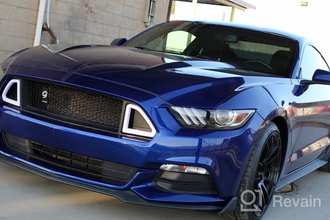 img 1 attached to Enhance Your Ford Mustang GT With CHEDA Front Lower Bumper Grill Mesh Hood Grille - Compatible With 2015-2017 Models review by Brent Shaeffer