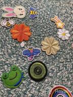 img 1 attached to Assorted Embroidered Iron-On Patches - 60 Pieces For DIY Accessories, Sewing Appliques For Jackets, Hats, Backpacks, Jeans, And More review by Thomas Mertz