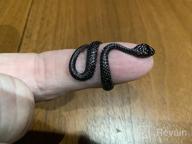 картинка 1 прикреплена к отзыву Add A Touch Of Gothic Elegance With Sovesi'S Adjustable Gold And Silver Snake Ring For Men And Women от Andrew Roberts