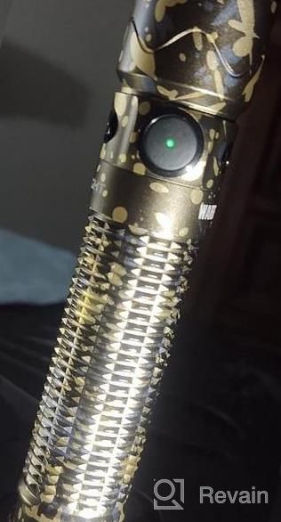 img 1 attached to Olight Warrior Mini2 1750 Lumen Rechargeable Tactical Flashlight With Dual Switch & Proximity Sensor, High Performance LED EDC, Outdoor Camping And Emergency Light (Desert Tan) review by Lynn Cole