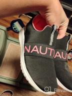 img 1 attached to 👟 Stylish Nautica Fashion Sneaker Running Youth Black Boys' Shoes: Durable and Trendy Footwear review by Dustin Ferguson