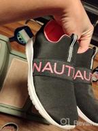 картинка 1 прикреплена к отзыву 👟 Стильные кроссовки для бега молодежи Nautica Fashion черного цвета для мальчиков: прочная и модная обувь от Dustin Ferguson