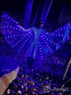 img 1 attached to Light Up Your Dance With IMucci LED Belly Dance Isis Wings - Perfect For Adults And Kids review by Antonio Liu