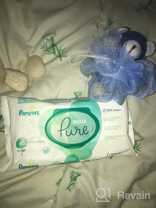 img 1 attached to Pampers Aqua Pure Wipes: Four-Pack for Gentle and Effective Baby Care review by Agata Burzyska