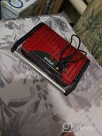 img 1 attached to Sandwich maker Kitfort KT-1609 Panini Maker, red review by Dorota Przybylska ᠌