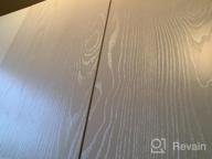 img 1 attached to Revamp Your Home Decor With Silver White Wood Wallpaper - Self-Adhesive, Removable, And Perfect For Cabinets, Countertops & Furniture! review by Jeff Keegan