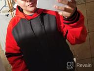 img 1 attached to Men'S Fleece Pullover Hoodie With Kangaroo Pockets And Long Sleeve Sweatshirt review by David Flores