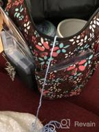 img 1 attached to Stay Organized And Knit On-The-Go With Looen'S Brown Yarn Storage Tote Bag, Featuring Ample Space, Portable Design, And Convenient Compartments! review by Harry Jenkins
