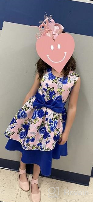 img 1 attached to Adorable Sleeveless Printed Sundress: Stunning Occasion Wear for Toddler Girls review by Sharon Hartmann