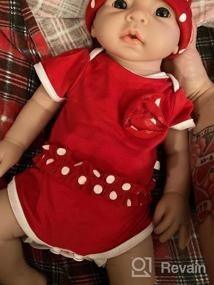 img 7 attached to Lifelike Newborn Baby Doll - IVITA Silicon Reborn Baby Boy - 17 Inches, Full Body Platinum Silicone, Not Made Of Vinyl Material