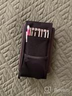img 1 attached to Adjustable Elastic Band Pen Holder, Velcro Pencil Holder, Pen Sleeve Case For Hard Cover Journals, Planners, Notebooks, Books, Binders, Fits Regular & Large Notebooks, Accessory Pocket, Detachable review by Richard Orozco