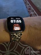 img 1 attached to Stylish Floral Print Bands For Women'S Fitbit Versa 3 And Sense: Maledan Compatible Accessories review by Ryan Maruffo