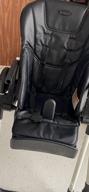 img 1 attached to Foldable High Chair For Babies & Toddlers With Adjustable Backrest, Footrest, Seat Height, Removable Tray And PU Leather Cushion - INFANS (Black) review by Vijin Wisniewski