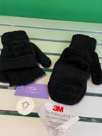 img 1 attached to Warmth And Versatility: Men'S Convertible Fingerless Mittens With Fleece Thermal Lining And Knit Mitts For Winter review by Kevin Hawkins