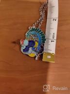 img 1 attached to WEVENI Enamel Alloy Thanksgiving Turkey Necklace: Stylish Chicken Pendant Charms for Women & Girls review by Dan Davis