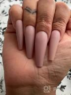картинка 1 прикреплена к отзыву Extra Long Pink And Nude Coffin Press-On Nails - Set Of 400 Full Cover Ballerina False Nails For DIY Acrylic Nail Art Decorations For Women And Girls от Luis Green