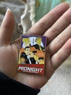 img 1 attached to Level Up Your Style With Pinsanity'S 'Threat Level: MIDNIGHT' Enamel Lapel Pin review by Christi Lewis