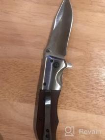 img 5 attached to Eafengrow EF51: высококачественный деревянный карманный нож для активного отдыха и выживания