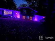 img 1 attached to 2-Pack MELPO 30W Outdoor RGB Color Changing Flood Lights With Remote - 300W Equivalent, 120 RGB Colors, Warm White 2700K, Timing & Custom Mode, IP66 Waterproof, Uplight Landscape Lights, US 3-Plug review by Abdullah Huan