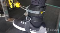 img 1 attached to Get Stronger Legs With FIGHTECH Cable Machine Attachment Ankle Straps - Kickback And Leg Workouts! review by Steve Griffin