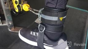img 7 attached to Get Stronger Legs With FIGHTECH Cable Machine Attachment Ankle Straps - Kickback And Leg Workouts!