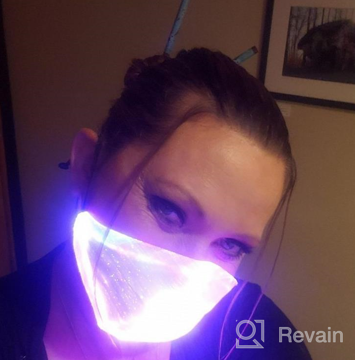 img 1 attached to Light Up The Dance Floor With LED Rave Mask For Men, Women & Children! review by Leonard Henry