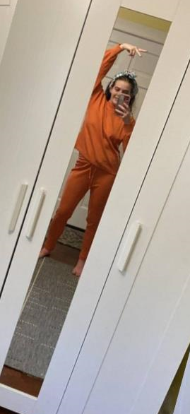 img 1 attached to Cutiefox Women'S 2 Piece Sweatsuit Outfits Lantern Sleeve Pullover Tops And High Waist Jogger Pants Lounge Sets review by Rodney Sample