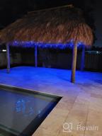 img 1 attached to HBN Color Changing String Lights 36Ft Smart LED String Lights Outdoor RGBW Patio String Lights Waterproof IP65, 2.4 GHz Wi-Fi&Bluetooth App Control 18 Acrylic Bulbs Work With Alexa Google review by Terrence Tucker