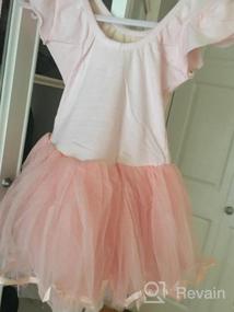 img 7 attached to Girls' Cotton Ballet Leotard Tutu Skirted Dress With Front Lining - Perfect For Dance