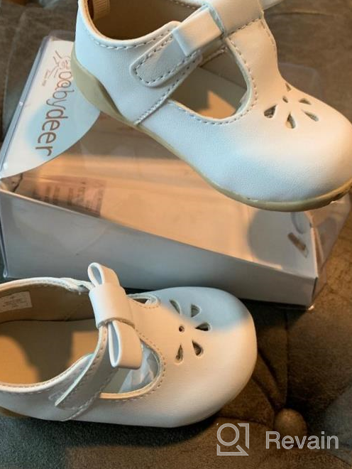 img 1 attached to Adorable Baby Deer Girls Strap Toddler Shoes and Flats – Cute and Comfy Footwear for Little Girls! review by Gary Ferguson