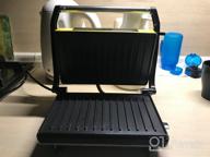 img 2 attached to Sandwich maker Kitfort KT-1609 Panini Maker, red review by Anna Jonas ᠌