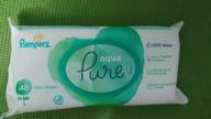 img 1 attached to Pampers Aqua Pure Wipes: Four-Pack for Gentle and Effective Baby Care review by Aneta Szymaska ᠌