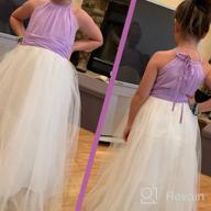 img 1 attached to Stunning Flower Girl Junior Bridesmaid Dresses for Unforgettable Wedding Moments review by Heather Johnson