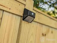 img 1 attached to Illuminate Your Outdoor Space With Linkind'S Solar-Powered Motion Sensor Lights-4 Pack review by Todd Atherton