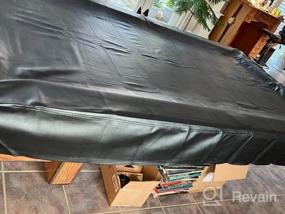 img 6 attached to Kohree 7/8/9FT Heavy Duty Leatherette Pool Table Cover - Waterproof & UV Protection For All Sizes!