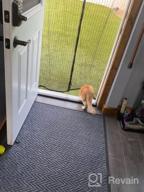 img 1 attached to Upgrade Your Home With A Hands-Free, Pet-Friendly Magnetic Screen Door: Innotree'S Heavy Duty Mesh Curtain Fits Doors Up To 38"X82 review by Richard Gaines