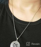 img 1 attached to Stunning 925 Sterling Silver Celtic Medallion Pendant Necklace - 20 inch review by Thomas Taylor