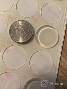 img 7 attached to Anti-Slip Glass Bumpers - 72 Medium Round Pads With Adhesive Backing For Cutting Boards, Laptops, And Sound Dampening - Clear Rubber, 20.6Mm Diameter