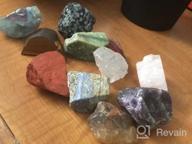 img 1 attached to 1 Lb Assorted Natural Raw Crystals Rough Stones - Perfect For Tumbling, Cabbing, Polishing, Wire Wrapping, Wicca & Reiki Crystal Healing - Mookaitedecor Featured Product review by Amber Perry