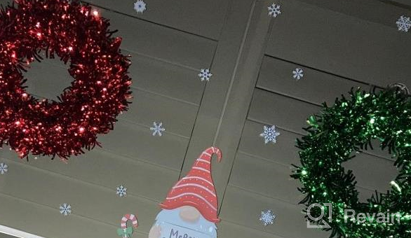 img 1 attached to 9 Sheets Of OCATO Christmas Gnome Window Clings - Static Window Decals For Glass Windows Decoration - Festive Window Stickers For Gnome Christmas Ornaments And Party Supplies review by Julio Black