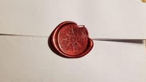 img 5 attached to 12-Piece Antique Metallic Green And Red Sealing Wax Sticks With Wicks - Perfect For Wax Seal Stamp And Manuscript Sealing