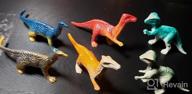 картинка 1 прикреплена к отзыву 78-предметный набор миниатюрных динозавров для детей - идеальный вариант в качестве партийных подарков на динозаврик-тематическом дне рождения или топперов для кексов! от Chris Pettway