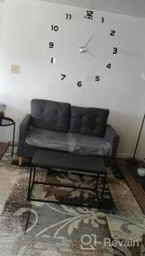 img 8 attached to Стильный и удобный диван Loveseat середины века для дома и офиса от JIASTING