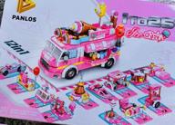 img 1 attached to 553 Piece PANLOS Building Toys Ice Cream Truck Set - STEM Learning Bricks For Girls Age 6-12, Birthday Gifts For Kids & Children review by Matt Bokil