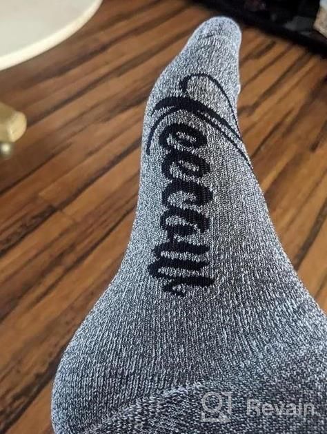 img 1 attached to Stay Warm And Cozy: KECCOW Merino Wool Crew Socks For All Season Adventures - 3 Pairs For Men And Women review by Ynot Karlen