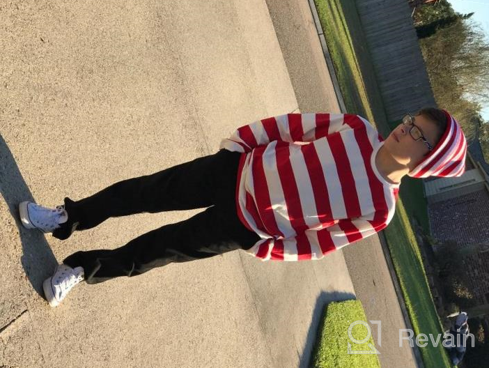 img 1 attached to SSLR Big Boys Tshirts: 👕 Stylish Long Sleeve Stripe Tee for Kids review by Mike Quade